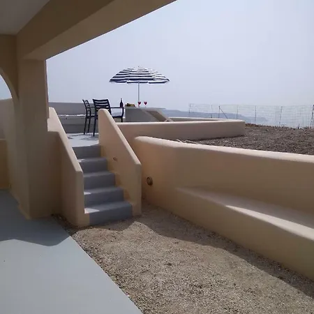 アパート Santa Rinoula Ocean Caldera Sunset Views (adults Only) メガロホリ