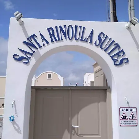 Santa Rinoula Sea Sunset Views Adults Only Megalochori (Santorini)