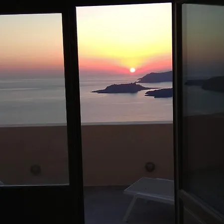 Santa Rinoula Sea Sunset Views Adults Only Megalochori (Santorini)