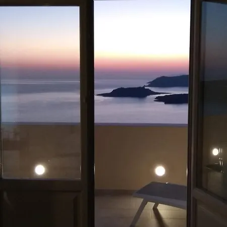 Santa Rinoula Sea Sunset Views Adults Only Megalochori (Santorini)