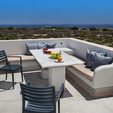 Apartment Santa Rinoula Sea Sunset Views Adults Only Megalochori (Santorini)